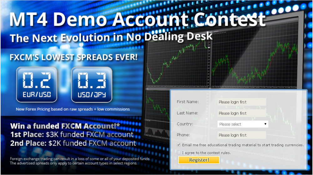 forex trading demo account contest 2017